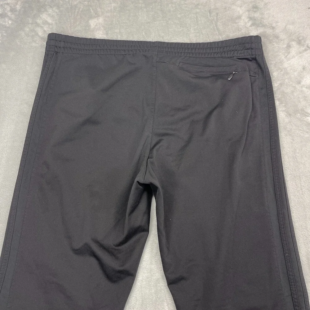 Vintage Adidas Pants Mens L Black Climalite Athleisure Track Straight Leg Y2K